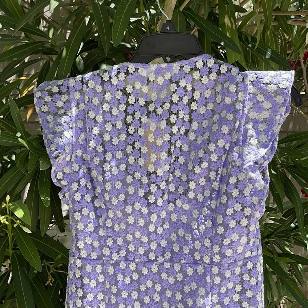 COPY - MK Floral Mauve Dress - Picture 11 of 11